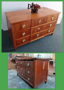 Kommode antik Louis- XVI ( Louis Seize ) um 1790, restauriert. vergrssern